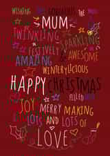 mum mother Christmas Card 27964 created by Love and Happy Stuff