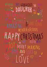 xmas merry Christmas Card 5622 created by Love and Happy Stuff