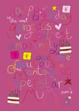 Happy Birthday Gorgeous Mum - Love You - Birthday Card 1001 created by Love and Happy Stuff