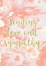 sympathy love Sympathy Card 10865 created by Emma M. Ezzie