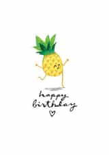 pineapple fruit Birthday Card 4933 created by Odd Socks