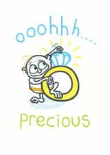 Golem inspired engagement card created by Doodlesworth