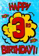3 third Birthday Card 9932 created by Alex Dato
