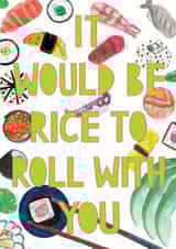 sushi hangout Card 33719 created by Miss Bespoke Papercuts