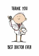 doctor thankyou Thank You Card 6834 created by Sam Williamson