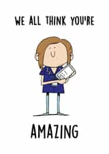 birthday matron Card 29045 created by Sam Williamson