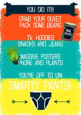 uni student Good Luck Card 7168 created by Giddy Kipper