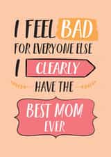 funny mom Mothers Day Card 11303 created by PAPR Boutique
