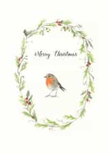 Christmas robin Card 29346 created by Penny Lindop