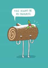 wordplay log Christmas Card 2159 created by Charly Clements