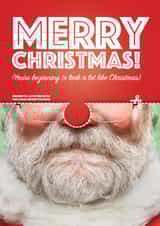 beard xmas Christmas Card 26493 created by PaperJam Print Co.