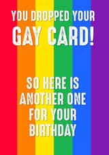 Gay humour Birthday Card 5051 created by DirtyFilthySexy