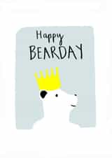 bear Male Birthday Card 25079 created by Just like Sophie