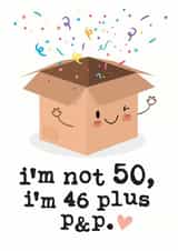 50 fifty Birthday Card 5958 created by Mrs Best Paper Co.