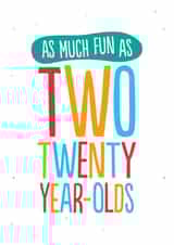 40 40th Birthday Card 4477 created by Joyful Joyful