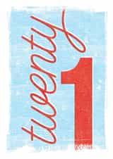 21 21st Birthday Card 26900 created by Joyful Joyful