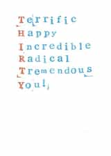 30 30th Birthday Card 10949 created by Monty and Tom