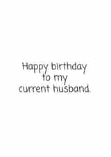 husband birthday Birthday Card 11094 created by mynamesnotdave