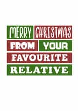 Funny Christmas Card For Family, Cheeky Wit created by SixElevenCreations