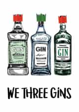 Xmas Gin Christmas Card 8918 created by Of Life & Lemons Ltd.