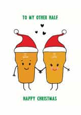 Xmas Beer Christmas Card 8919 created by Of Life & Lemons Ltd.