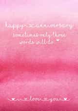 love i Anniversary Card 8724 created by Silly Sentiments