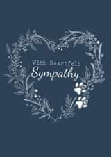Sympathy pet Sympathy Card 11652 created by Made_by_mayfly