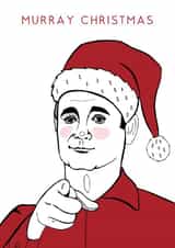 bill murray Christmas Card 28452 created by The Card Compony