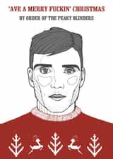 peaky blinders Christmas Card 28454 created by The Card Compony