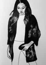 Woman Girl Card 34020 created by Laura Tomasello