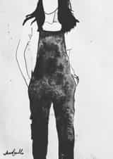 Casual Casual girl Card 34022 created by Laura Tomasello