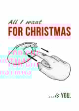Rude - Sex - Symbol - Innuendo - Cheeky - All I Want For Christmas is You - Mariah Carey created by Offhand Cards