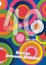 special 40 Birthday Card 32597 created by Uniquely Yours