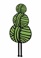 Christmas Knitting Christmas Card 33976 created by Kelly Connor Designs