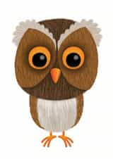 Halloween Owl Card 34055 created by Chris Embleton-Hall Illustration