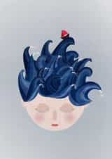 waves ship Card 25056 created by Mie Frey Damgaard