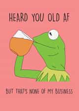 old pink Birthday Card 32608 created by See More