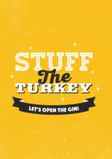 xmas turkey Christmas Card 31649 created by Lovely Cuppa