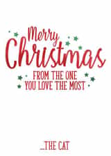 funny typography Christmas Card 3938 created by Ruby Wren Designs