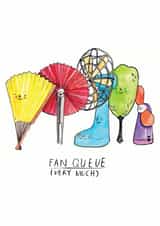 cute funny Thank You Card 5514 created by Jelly Armchair