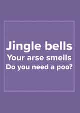 rude funny Christmas Card 33432 created by Just Spag