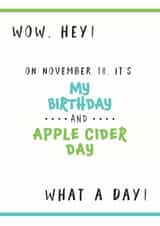 november 18th Card 27313 created by Need A Holiday?