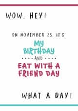 november 25th Card 27315 created by Need A Holiday?