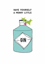 GIN MERRY Christmas Card 32896 created by STUDIO THIRTY TWO