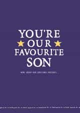 funny son Christmas Card 3690 created by Zoe Brennan