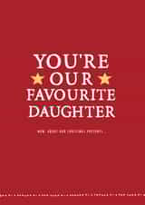 funny daughter Christmas Card 3691 created by Zoe Brennan