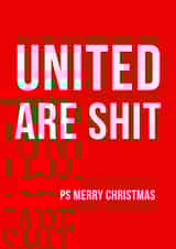 xmas manutd Christmas Card 11159 created by Offside Cards