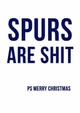 xmas spurs Christmas Card 11161 created by Offside Cards