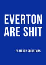 xmas everton Christmas Card 33527 created by Offside Cards