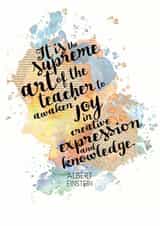 teacher thanks Thank You Card 5458 created by Bookishly